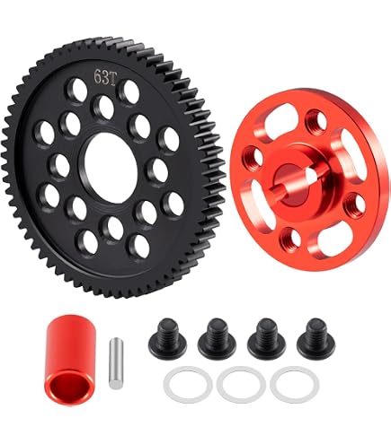 Amazon.com: Tamiya TAM54500 54500 Rc TT02 High Speed Gear Set, 68T